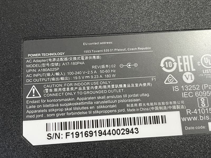 RAZER ADP-180TB-F Für Razer Blade Pro 2017 RZ09-0220 Razer RC30-02700200,Razer Blade RZ09 14 15 Blade Pro 17 2011-2017 laptop ADP-180TB-F_2