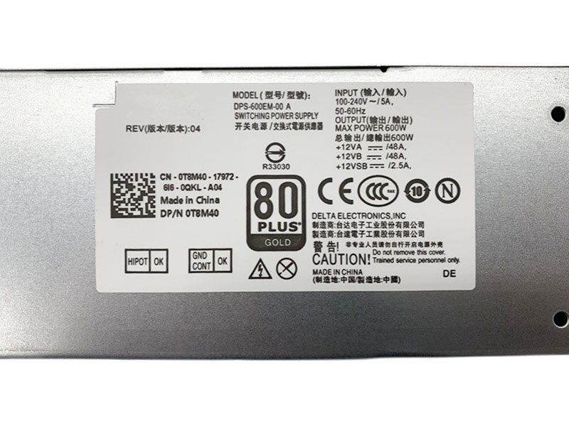 Dell DPS-600EM-00-A Für Dell 3040 3250 3650 3046 5040 7040 7050 MT DPS-600EM-00A_1