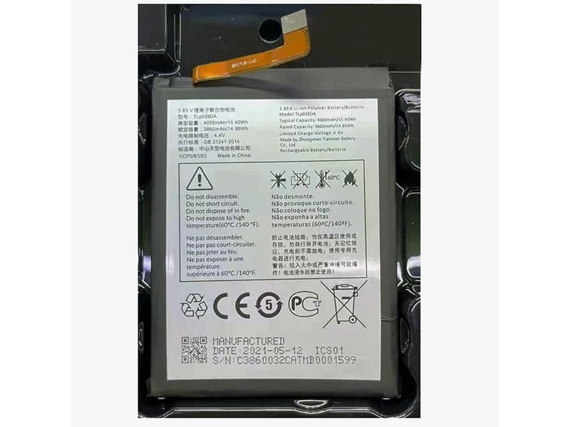 Alcatel TLP038DA