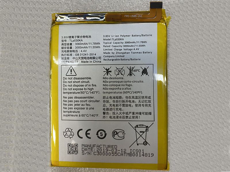 Alcatel TLP030KA