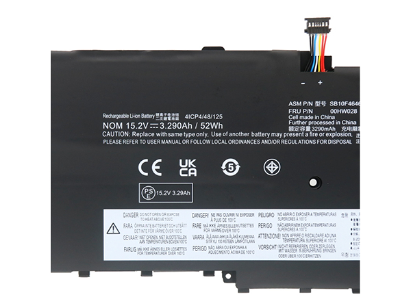 Lenovo 01AV409 Für Lenovo X1 Yoga ThinkPad X1 Carbon 4th Gen 01AV441_02