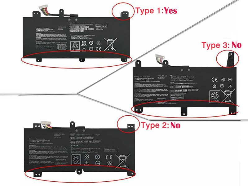 Asus C41N1731 Für Asus ROG Strix GL504GW GL504 GL504GS Scar II 2 laptop,GL504G GL504GM_DS74 GL504GW_DS74 C41N1731_rounded01