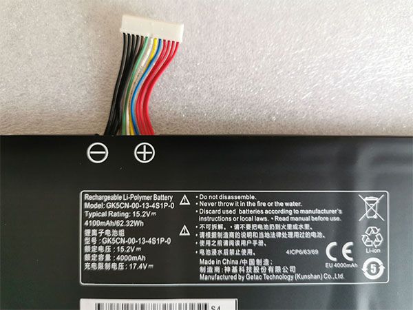 GETAC GK5CN-00-13-4S1P-0 Für GETAC GK5CN5Z GK5CN6Z GK5CN4Z GK6Z5CN GK5CN-00-13-4S1P-0_1