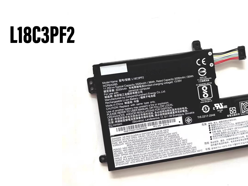 Lenovo L18C3PF2 Für Lenovo Ideapad L340-15IWL 17IWL 15API 17API L18C3PF2_02