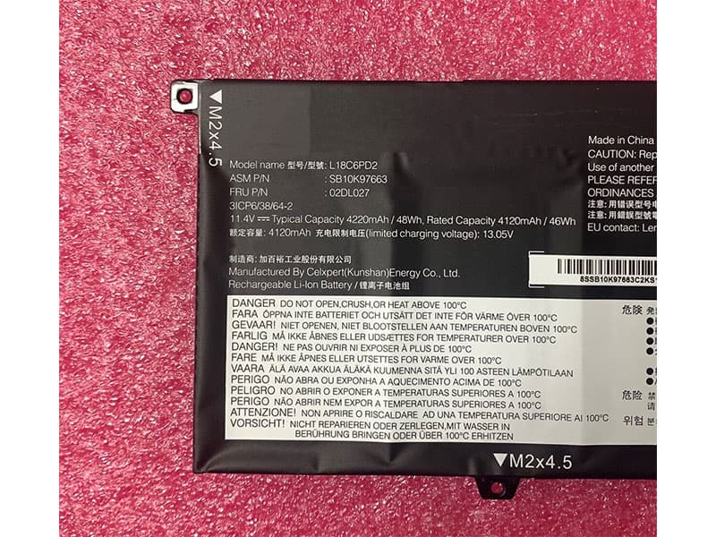 LENOVO L18C6PD2 Für LENOVO ThinkPad X390 X395 L18C6PD2_1