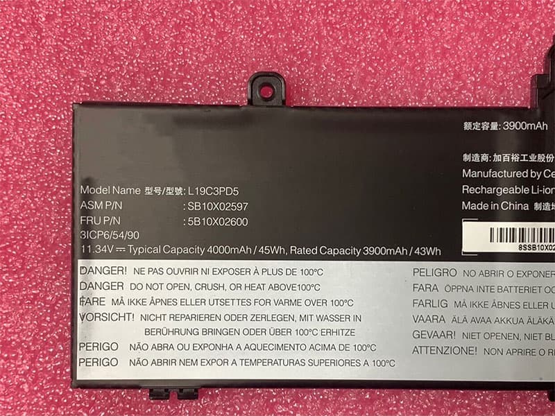 LENOVO L19C3PD5 Für Lenovo Thinkpad E14 E15 Gen2 laptop L19C3PD5_1