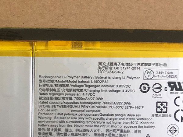 Lenovo L19D2P32 Für Lenovo L19D2P32 1ICP3/84/94-2 L19D2P32_2