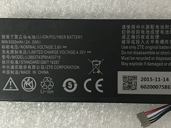 ZTE LI3863T43P6HA03715 Für ZTE MF97V MF97B MF97G SPro 2 Li3863T43P6hA03715-1