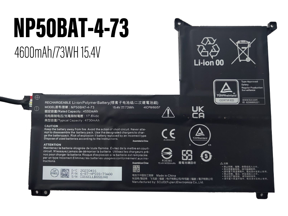 CLEVO NP50BAT-4-73 NP50BAT-4-73