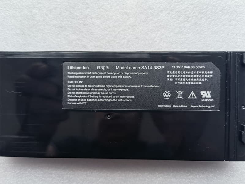 DURABOOK SA14-3S3P Für DurabooK SA14-3S3P 3ICR19/66-3 SA14-3S3P_01