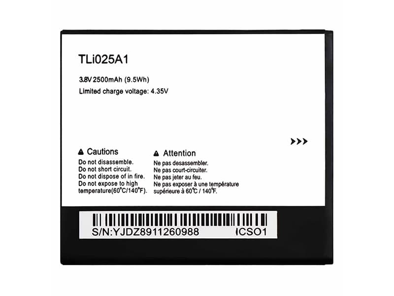 ALCATEL TLI025A1 Für Alcatel Pop4 5051X 5051D TLi025A1_1