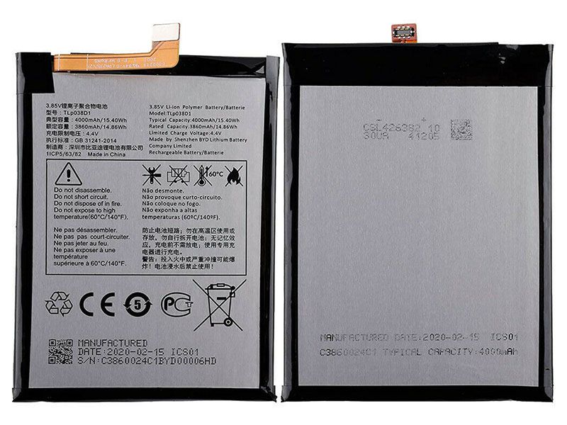 Alcatel TLP038D1 TLp038D1A
