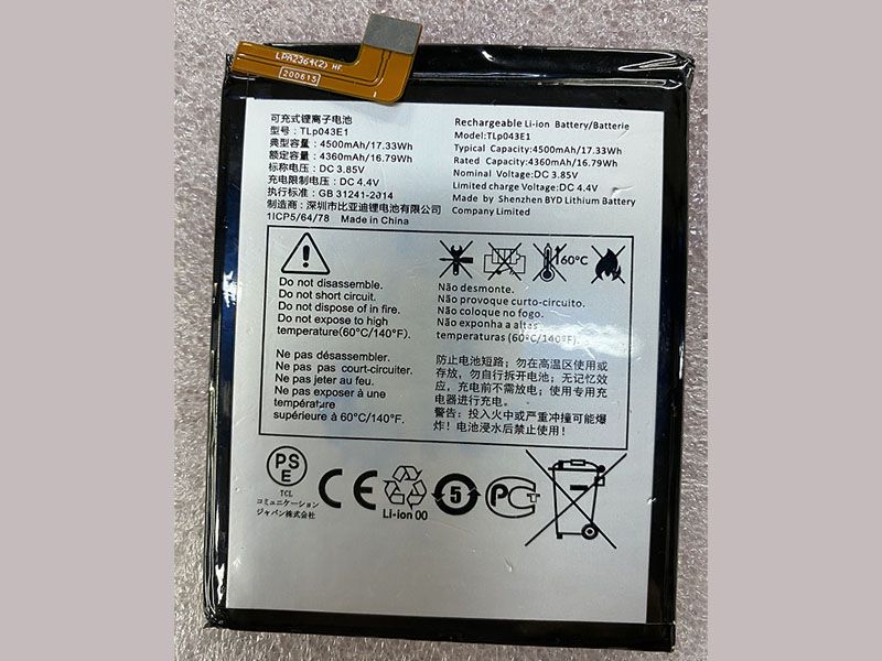Alcatel TLP043E1 TLp043E1A